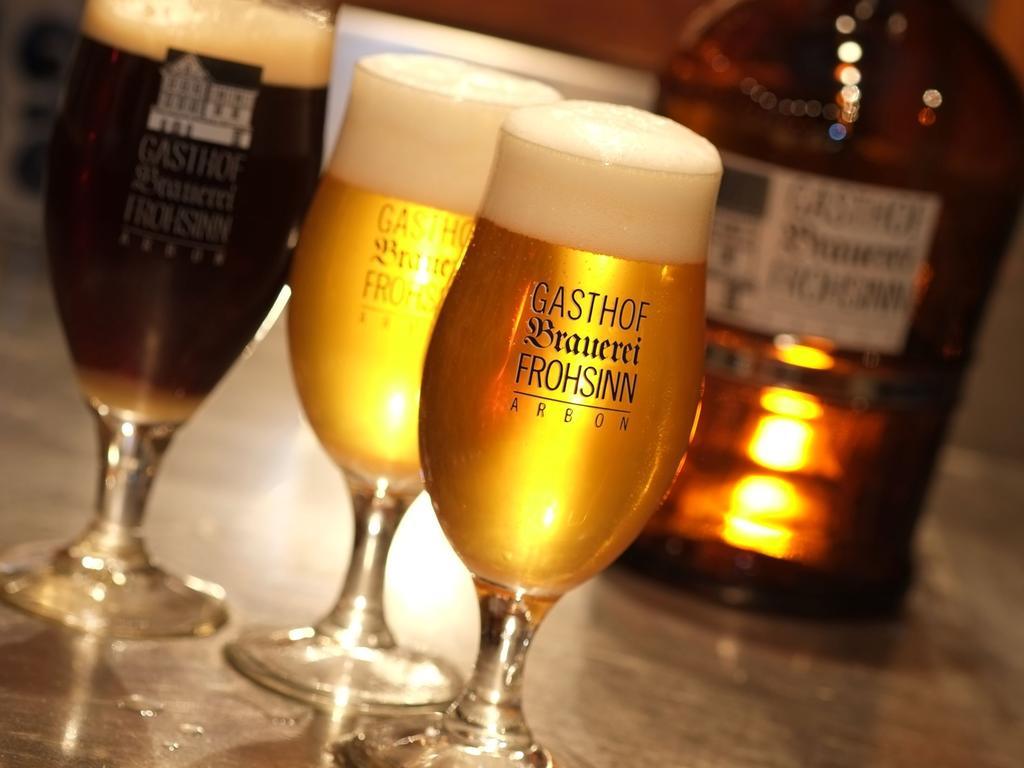 Hotel Brauerei Frohsinn Arbon Extérieur photo